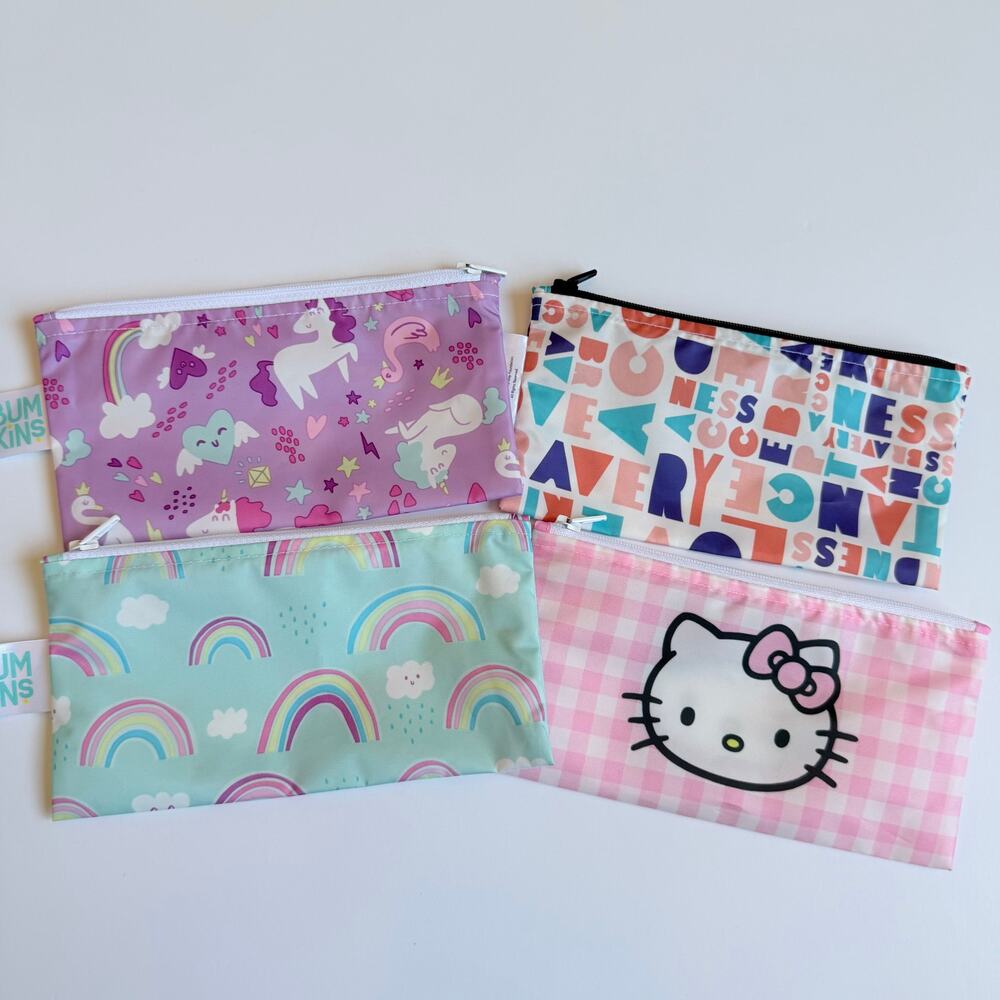 Girls Accessory or Snack Pouches (4 Pouches) - Picture 2 of 10